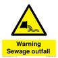 WL10604: Warning Sewage outfall