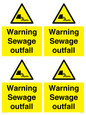 WL10604: Warning Sewage outfall