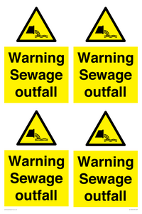WL10604: Warning Sewage outfall