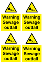 WL10604: Warning Sewage outfall