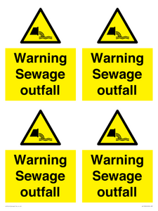 WL10604: Warning Sewage outfall