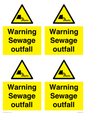 WL10604: Warning Sewage outfall