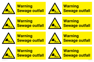 WL10604: Warning Sewage outfall