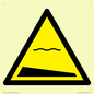 WL11182: W513 Warning: Sloping bottom
