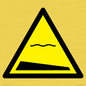 WL11182: W513 Warning: Sloping bottom