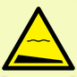 WL11182: W513 Warning: Sloping bottom