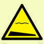 WL11182: W513 Warning: Sloping bottom