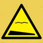 WL11182: W513 Warning: Sloping bottom