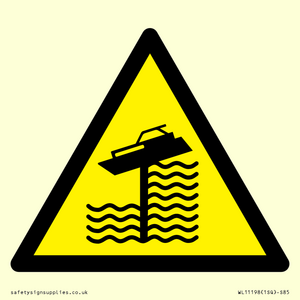 WL11198: W521 Warning: Grounding on weir