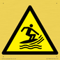 WL11966: W046 Warning: Surf craft area