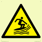 WL11966: W046 Warning: Surf craft area