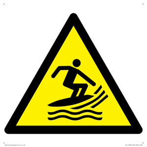 WL11966: W046 Warning: Surf craft area