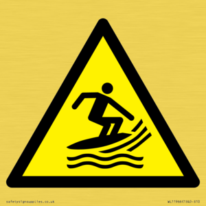 WL11966: W046 Warning: Surf craft area