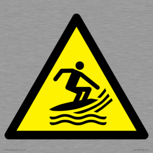 WL11966: W046 Warning: Surf craft area