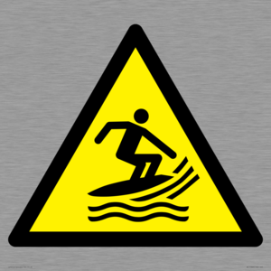 WL11966: W046 Warning: Surf craft area