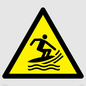 WL11966: W046 Warning: Surf craft area