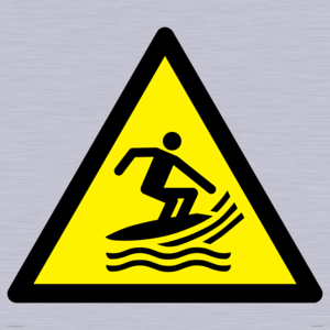 WL11966: W046 Warning: Surf craft area