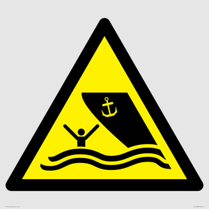 WL11988: W058 Warning: Boating area