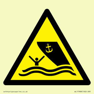 WL11988: W058 Warning: Boating area