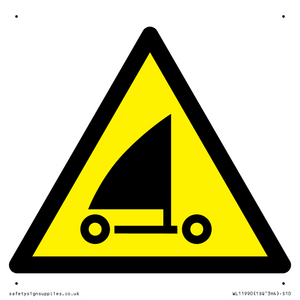 WL11990: W059 Warning: Sand yachting