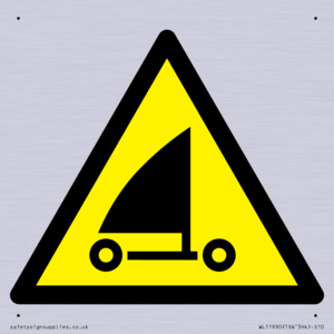 WL11990: W059 Warning: Sand yachting