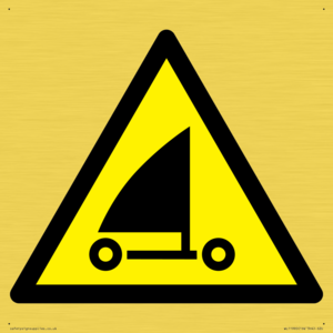 WL11990: W059 Warning: Sand yachting