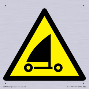 WL11990: W059 Warning: Sand yachting