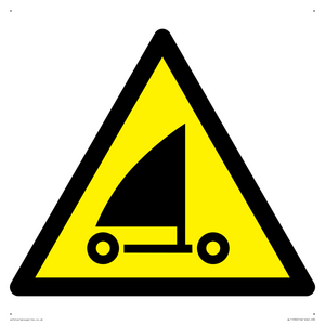 WL11990: W059 Warning: Sand yachting