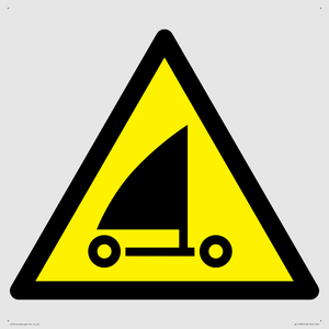 WL11990: W059 Warning: Sand yachting