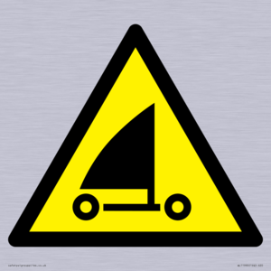 WL11990: W059 Warning: Sand yachting