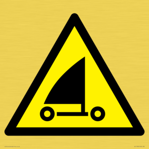 WL11990: W059 Warning: Sand yachting