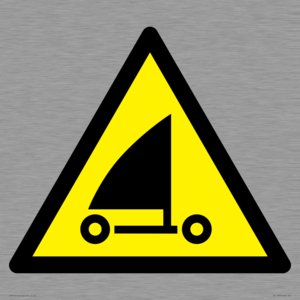 WL11990: W059 Warning: Sand yachting