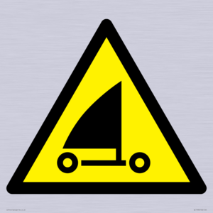 WL11990: W059 Warning: Sand yachting