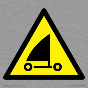 WL11990: W059 Warning: Sand yachting