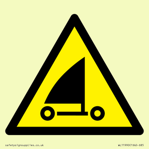 WL11990: W059 Warning: Sand yachting