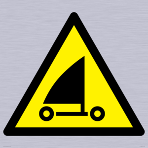 WL11990: W059 Warning: Sand yachting