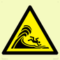 WL12002: W065 Warning: High surf or large breaking waves