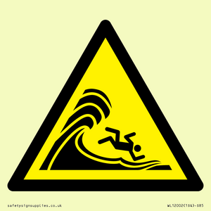 WL12002: W065 Warning: High surf or large breaking waves