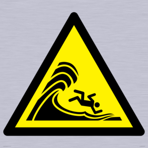 WL12002: W065 Warning: High surf or large breaking waves