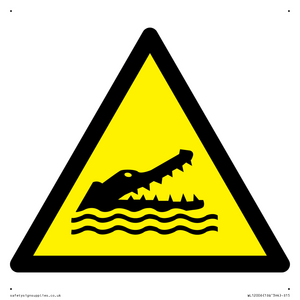 WL12006: W067 Warning: Crocodiles, alligators or caymans