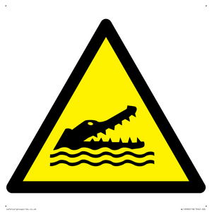 WL12006: W067 Warning: Crocodiles, alligators or caymans