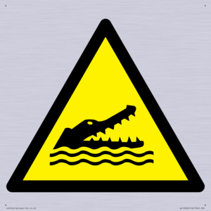 WL12006: W067 Warning: Crocodiles, alligators or caymans