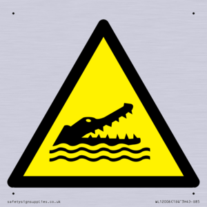 WL12006: W067 Warning: Crocodiles, alligators or caymans