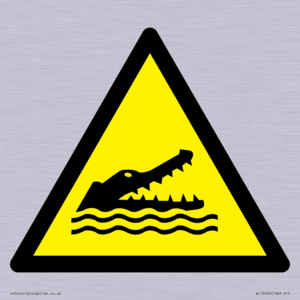 WL12006: W067 Warning: Crocodiles, alligators or caymans