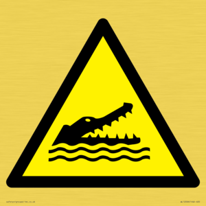 WL12006: W067 Warning: Crocodiles, alligators or caymans