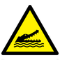 WL12006: W067 Warning: Crocodiles, alligators or caymans