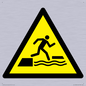WL12008: W068 Warning: Falling into water when stepping on or off a floating surface