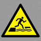 WL12008: W068 Warning: Falling into water when stepping on or off a floating surface