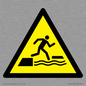 WL12008: W068 Warning: Falling into water when stepping on or off a floating surface
