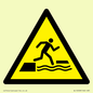 WL12008: W068 Warning: Falling into water when stepping on or off a floating surface